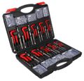 Sada na opravu závitů MECHANIC THREAD SET 261, M5 - M12, 1/4UNC-1/2UNC, 261ks SIXTOL