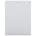 vidaXL Skrinka na práčku biela 68,5x64,5x88 cm PVC