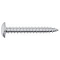 vidaXL Drevo skrutky 2 ks Strieborná M4 x 28 mm Oceľ
