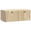 vidaXL Nástenná TV skrinka 78,5 x 41 x 30 cm Dub sonoma