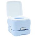 vidaXL Kempingové WC Svetlomodrá a biela 41,5 x 36,5 x 30 cm