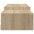 vidaXL Nástenný TV kabinet Nástenná montáž Dub sonoma 180 x 28 x 21 cm