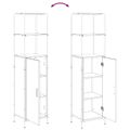 vidaXL Highboard Dub artisan 40 x 33 x 161 cm Kompozitné drevo
