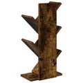 vidaXL Stromová polica 4-podlažná 30 x 18 x 60 cm Kompozitné drevo