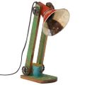vidaXL Stolová lampa 25 W viacfarebná 23x13x52 cm E27