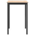 vidaXL Barový stôl 70 x 70 x 105 cm Masívne borovicové drevo Prírodná