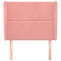 vidaXL Čelo postele so záhybmi čierne 93x23x118/128 cm zamat
