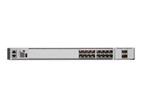 Network Advantage - prepínač - L3 - riadený - 16 x 10 Gigabit Ethernet + 2 x 10 Gigabit SFP+ - Montovateľný do rozvádzača