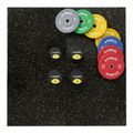 Gumová fitness podlaha AbiFloor POS35 čierna / žltá - 2. akosť