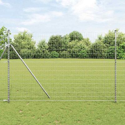 vidaXL Pevný kovaný drôtový plot 10 x 1,6 m (Š x V)
