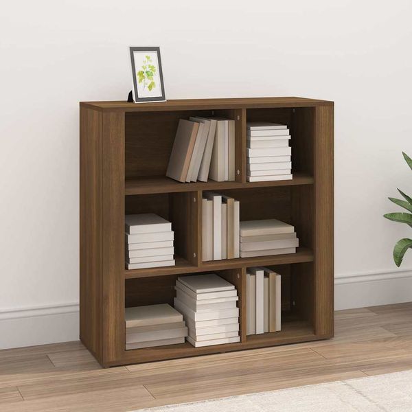 vidaXL Komoda hnedý dub 80x30x80 cm spracované drevo