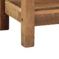 vidaXL Konzolový stôl Hnedá 107 x 33 x 76 cm Masívne obnovené drevo