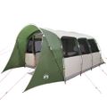 vidaXL Rodinný stan so strechou Zelená a biela 576 x 325 x 213 cm