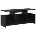 vidaXL TV stolík 102 x 35 x 45 cm Čierny dub Kompozitné drevo