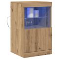 vidaXL LED komoda Remeselný dub 41 x 37 x 67 cm Kompozitné drevo