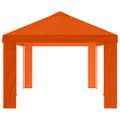 vidaXL Záhradný altánkový kryt 6 x 3 m Oranžová Polyester 190 gsm