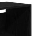 vidaXL Highboard Čierny dub 69,5 x 34 x 180 cm Kompozitné drevo