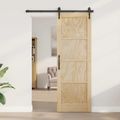 vidaXL Vnútorné dvere 73,5 x 211 cm Preglejka Prírodná