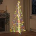 vidaXL Vianočný stromček 240 LED Viacfarebný 180 cm Akryl