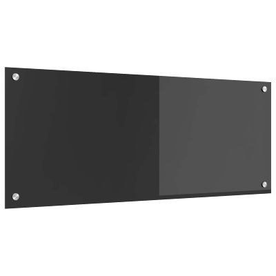 vidaXL Kuchynský obklad Tmavo šedá 100 x 40 cm tvrdené sklo