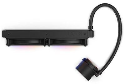 NZXT vodný chladic Kraken 280 RGB / 2x140mm fan / 4-pin PWM / LCD disp. / 6 rokov Vodný chladic, pre CPU, pre Intel i AMD, LCD displej, RGB, 2× 140mm ventilátor, socket 1700, 1200, 115x, AM5, AM4, 4pin PWM, 6 rokov