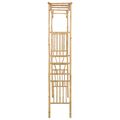 vidaXL Záhradný oblúk Prírodná 110 x 40 x 205 cm Bambus