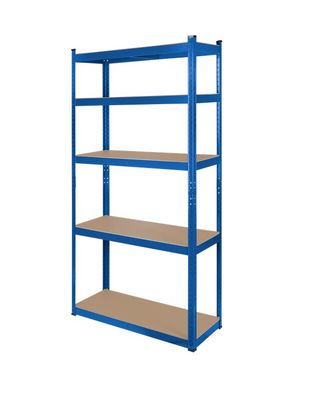 Skladový regál REBEL RB-1251BL 180x90x40, modrý