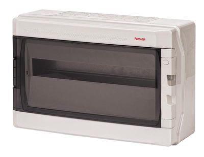 Rozvádzač AcquaPLUS 39018 IP65, 18mod. (1x18), na omietku, prechádzka dvere, 290x430x160mm