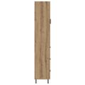 vidaXL Highboard Remeselný dub 34,5 x 34 x 180 cm Kompozitné drevo