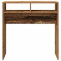 VidaXL Konzolový stolík Old Wood 78x30x80 cm Engineered Wood
