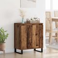 vidaXL Servírovacia skriňa Staré drevo 60 x 35 x 70 cm