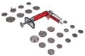 Pneumatický stláčadlo brzdových piestov MECHANIC BRAKE SET PNEU 23, sada 23ks SIXTOL