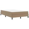vidaXL Rám postele s matracmi Kapučínová 120 x 190 cm látka
