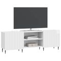 vidaXL TV skrinka Biela s vysokým leskom 150 x 31 x 52 cm
