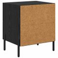 vidaXL Nočný stolík Čierny dub 40 x 35 x 47,5 cm Kompozitné drevo