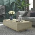 vidaXL Konferenčný stolík, dub sonoma 100x49,5x31 cm kompozitné drevo