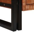 vidaXL Boková skriňa s dverami Hnedá Masívne zrecyklované drevo a kov