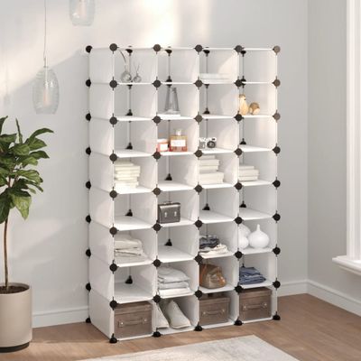 vidaXL Stojan na topánky priehľadný 93x36,5x140 cm PP