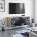vidaXL Nástenný TV kabinet DOKKUM 102 x 33 x 40 cm Dub sonoma