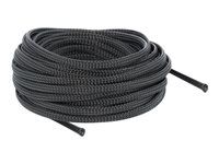 Pletená rozťažná hadica - 10 m - čierna