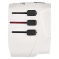 Cestovný univerzálny adaptér do zahraničia (USA, Ázia, Afrika), 1×USB-C, 1×USB-A
