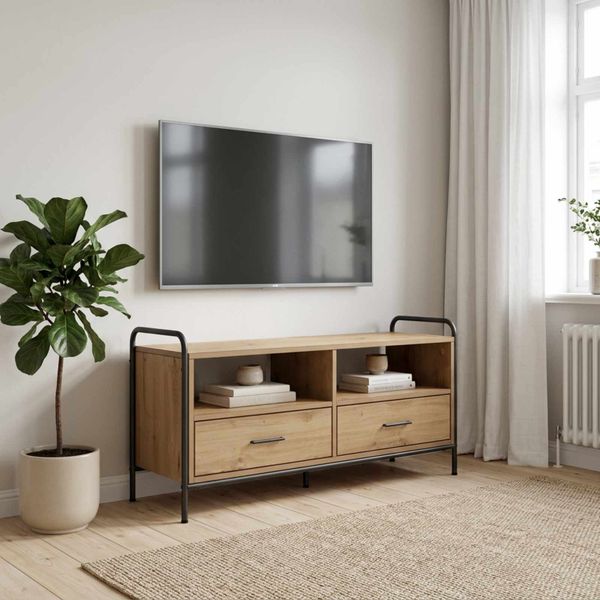 vidaXL TV skrinka 67,5 x 33 x 50 cm Dub artisan Kompozitné drevo