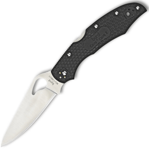Byrd BY03PBK2 Cara Cara 2 Lightweight Plain vreckový nôž 9,5 cm, Satin, čierna, FRN