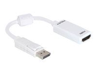 Video adaptér - DisplayPort s pinmi (samec) do HDMI so zdierkami (samica) - 12.5 cm