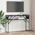 vidaXL Konferenčnýstolík Čierny dub Kompozitné drevo 105x30x75cm