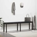vidaXL lavička Čierny dub 160 x 35 x 45 cm Kompozitné drevo