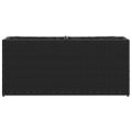 vidaXL Záhradné kvetináče 2 nádoby 2 ks čierne 90x20x40 cm polyratan
