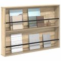 vidaXL Regál na časopisy Sonoma dub 100 x 12 x 70 cm Kompozitné drevo