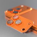 Etteri full camera lens guard for iPhone 17 Pro Max orange