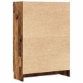 vidaXL Knižnica staré drevo 82,5x30,5x115 cm kompozitné drevo